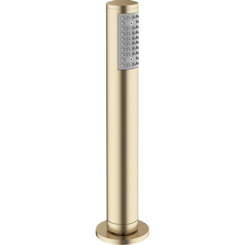 Crosswater MPRO Handdoucheset - voor badrandmontage - 1 stand - geborsteld messing (goud) SW209272