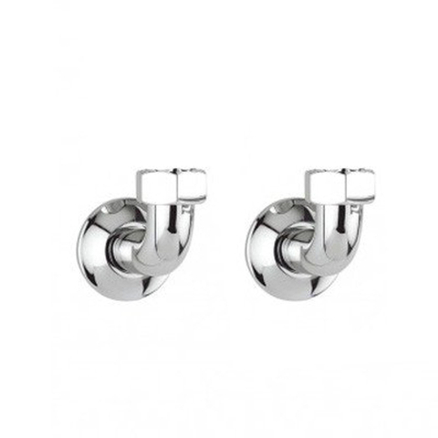 Crosswater Belgravia Kraanrozetten - koppeling - hoogglans chroom SW24284
