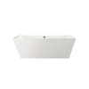 Xenz Donna baignoire îlot 180x80cm avec pieds avec vidage Acrylique Edelweiss mat SW103211 Xenz Donna baignoire îlot 180x80cm avec pieds avec vidage Acrylique Edelweiss mat SW103211