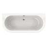 Xenz Charley XS Hoekbad met afvoer plaatsafvoer midden met overloopgat 175 literx76x58cm Acryl Wit SW242501 Xenz Charley XS Hoekbad met afvoer plaatsafvoer midden met overloopgat 175 literx76x58cm Acryl Wit SW242501