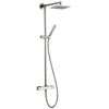 Xenz Aragon regendoucheset 115.8cm opbouw thermostatisch chroom Hoogglans SW104636 Xenz Aragon regendoucheset 115.8cm opbouw thermostatisch chroom Hoogglans SW104636