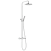 Xenz Cinca regendoucheset 130cm opbouw thermostatisch chroom Hoogglans SW104664 Xenz Cinca regendoucheset 130cm opbouw thermostatisch chroom Hoogglans SW104664