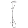 Xenz Ebro regendoucheset 106.9cm thermostatisch met handdoucheset chroom Hoogglans SW104715 Xenz Ebro regendoucheset 106.9cm thermostatisch met handdoucheset chroom Hoogglans SW104715