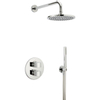 Xenz Ebro colonne de douche pluie à encastrer thermostatique avec douchette chromé brillant SW104719 Xenz Ebro colonne de douche pluie à encastrer thermostatique avec douchette chromé brillant SW104719