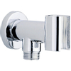 Xenz Pure wandaansluiting met houder chroom Hoogglans SW104747 Xenz Pure wandaansluiting met houder chroom Hoogglans SW104747