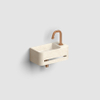 Clou InBe 9 fontein 43cm met handdoekhouder beige microrazzo SW1442012