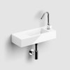 Clou InBe fonteinset nr4 bestaande uit fontein fonteinkraan plug en sifon wit keramiek en chroom SW208994 Clou InBe fonteinset nr4 bestaande uit fontein fonteinkraan plug en sifon wit keramiek en chroom SW208994