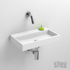 Clou Mini Wash Me fontein zonder kraangat en plug wit keramiek B38xH6xD24cm SW9285 Clou Mini Wash Me fontein zonder kraangat en plug wit keramiek B38xH6xD24cm SW9285