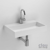 Clou Mini Wash Me Plus fontein met voorbewerkt kraangat mineral marmer B48xH7.5xD32cm SW9377 Clou Mini Wash Me Plus fontein met voorbewerkt kraangat mineral marmer B48xH7.5xD32cm SW9377