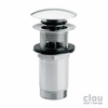 Clou InBe stop go afvoerplug met overloopgat rond chroom Universeel toepasbaar SW9466 Clou InBe stop go afvoerplug met overloopgat rond chroom Universeel toepasbaar SW9466