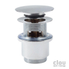 Clou InBe stop go afvoerplug met platte afdekkap en overloopgat rond chroom Universeel toepasbaar SW9468 Clou InBe stop go afvoerplug met platte afdekkap en overloopgat rond chroom Universeel toepasbaar SW9468