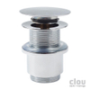 Clou InBe stop go afvoerplug met platte afdekkap zonder overloopgat rond chroom Universeel toepasbaar SW9469 Clou InBe stop go afvoerplug met platte afdekkap zonder overloopgat rond chroom Universeel toepasbaar SW9469