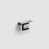 Clou Fold porte-rouleau de papier toilette sans couvercle modèle courbé chrome SW417073