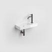 Clou Mini Wash Me fontaine 45x19cm trou de robinet à droite Céramique Blanc SW9288