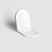 Clou New Hammock Wandtoilet - 54x36.5x38cm - spoelrandloos - met zitting - diepspoel - glans wit SW1442469