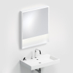 Clou Look at Me Miroir 70cm avec éclairage LED IP44 Blanc mat SW417035