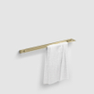 Clou Fold handdoekrek 60 cm goud geborsteld PVD SW917281