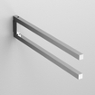 Clou Quadria porte-serviettes 35,7 cm pivotant double chrome SW9770