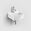 Clou Flush fontein 28x27cm inclusief plug met kraangat keramiek glanzend wit OUTLETSTORE STORE28452