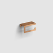 Clou Fold porte-rouleau de papier toilette sans abattant bronze brossé PVD SW917274