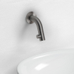 Clou Kaldur robinet de lavabo courte saill. montage mural gunmetal brossé PVD SW799378