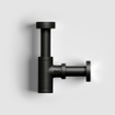 Clou Mini Suk siphon design 3,8x29cm spécialement pour petits lave-mains Noir mat SW405130
