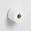 Clou flat porte-rouleau de papier toilette droit sans abattant acier inoxydable brossé SW644005