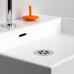 Clou Wash Me bouchon pour bonde pour obturateur d'eau en silicone inox Chromé SW9441