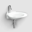 Clou First vasque de toilette 38.8x24.6cm trou de robinet à gauche Céramique Blanc SW9267