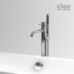 Clou XO Robinet de bain sur pied avec douchette à main type 13 89.7x22.6cm chrome SW9437