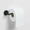 Clou Flat Porte papier toilette peinture en poudre noir mat SW86591
