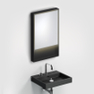 Miroir Clou Look at Me 50x80cm éclairage LED IP44 Noir mat SW417062