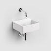 Clou New Flush 1 Lave-main avec trou de robinet perçable aluite blanc mat SW106241