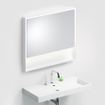 Clou Look at Me Miroir - 80x90x8cm - éclairage LED - blanc mat SW417040