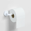 Clou Flat porte papier toilette 16.5x7.2x4.8cm peinture en poudre blanc mat SW86598