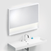 Clou Look at Me Spiegel - 110x80x8cm - LED verlichting - mat wit SW417036