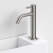 Clou Freddo 2 robinet lave-mains - version haute 19cm - inox brossé SW9411