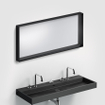 Clou Look at Me Miroir 110cm avec cadre Noir mat SW417061