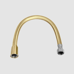 Clou Flexible de raccordement 30cm pvc 2x filetage intérieur 3/8" or brossé PVD SW1119307