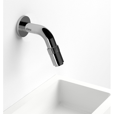 SHOWMODEL Clou Freddo 11 fonteinkraan korte uitloop wandmontage chroom