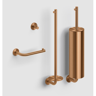 Clou Kaldur set d'accessoires WC bronze brossé PVD