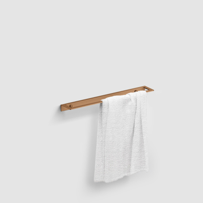 Clou Fold handdoekrek 45 cm brons geborsteld PVD