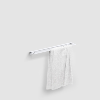 Clou Fold portant serviettes 45 cm - blanc mat revêtement poudré