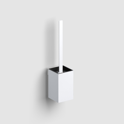 Clou Fold ensemble balai de toilettes - hauteur 35,5 cm - modèle mural - blanc mat