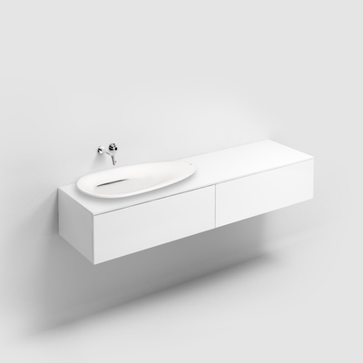 Clou Hammock plan 180x50x1cm pour meuble de tiroir/cadre sans vasque blanc