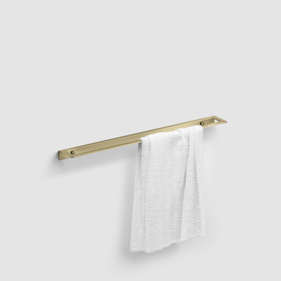 Clou Fold porte-serviettes 60 cm or brossé PVD
