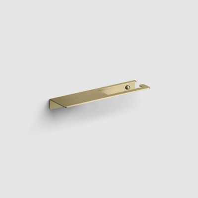 Clou Fold porte-rouleau de papier toilette sans clapet or brossé PVD