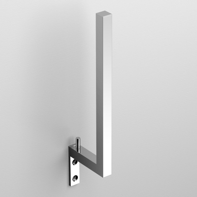 Clou Quadria porte-rouleaux de réserve 1,5x25 cm pour 2 pièces chrome