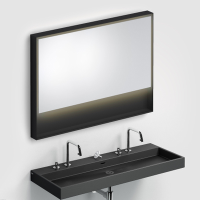 Clou Look at Me spiegel 110x80cm Led-verlichting IP44 Zwart mat