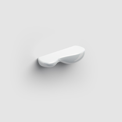 Clou Cliff tablette 19x6.4x5cm céramique Blanc brillant